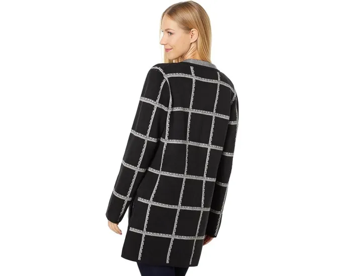 Кардиган Hatley Sweater Blazer в клетку с накладными карманами