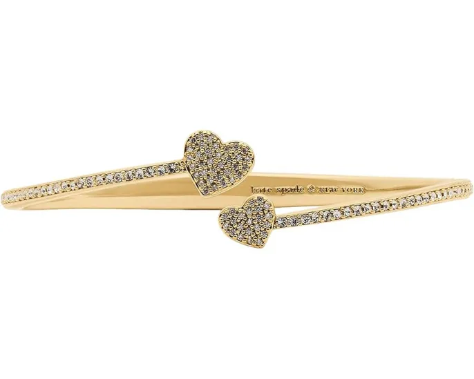 Браслет-манжета Yours Truly Pave Open Hinge с бриллиантами от Kate Spade New York