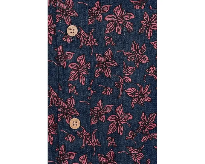 Рубашка Faherty Short Sleeve Breeze с принтом и расслабленным кроем