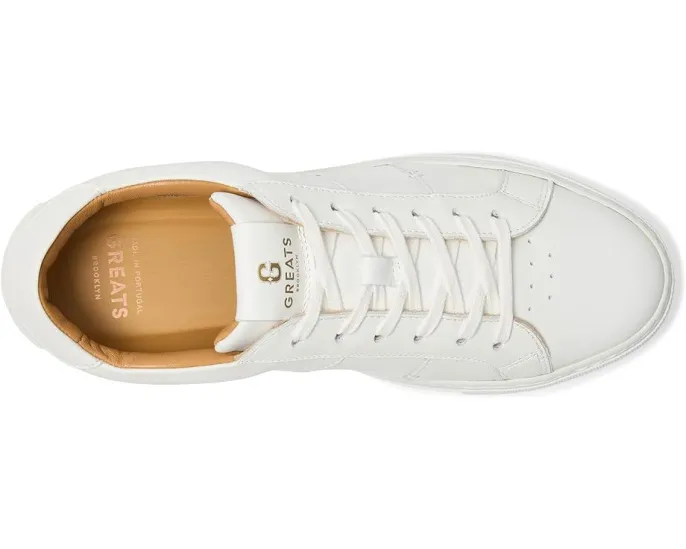 Кроссовки GREATS Royale 2.0 из премиальной кожи с резиновой подошвой