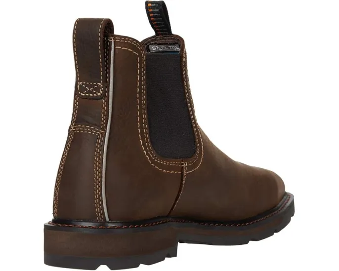 Ботинки Ariat Work Groundbreaker Chelsea с широким квадратным носком и стальным подноском