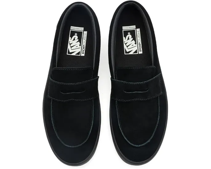Vans Skate Loafers черные лоферы из замши