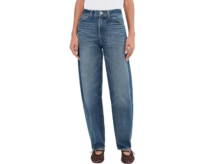 Джинсы Madewell Balloon Jean с высокой посадкой и широкими штанинами в цвете Greendale Wash