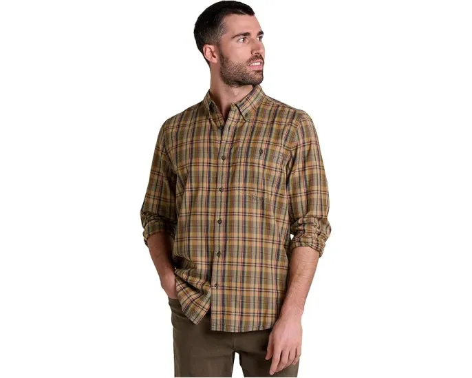 Рубашка Toad&Co Airscape с длинным рукавом из органического хлопка