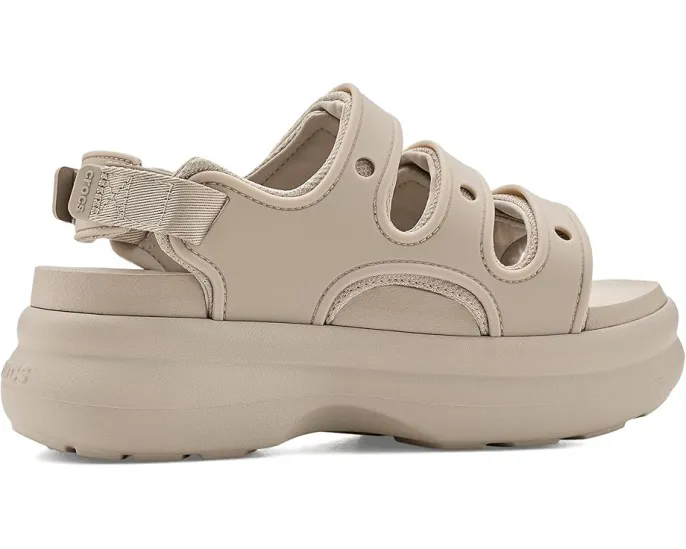 Босоножки Crocs Soho Sport Platform на платформе с тремя ремешками