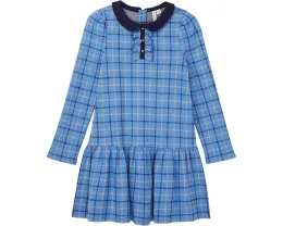 Платье для девочек с жакардовой клеткой и плиссированной юбкой Janie and Jack