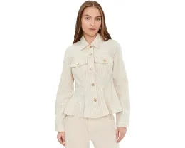 Джинсовая куртка Liverpool Los Angeles в стиле тракер с клешом