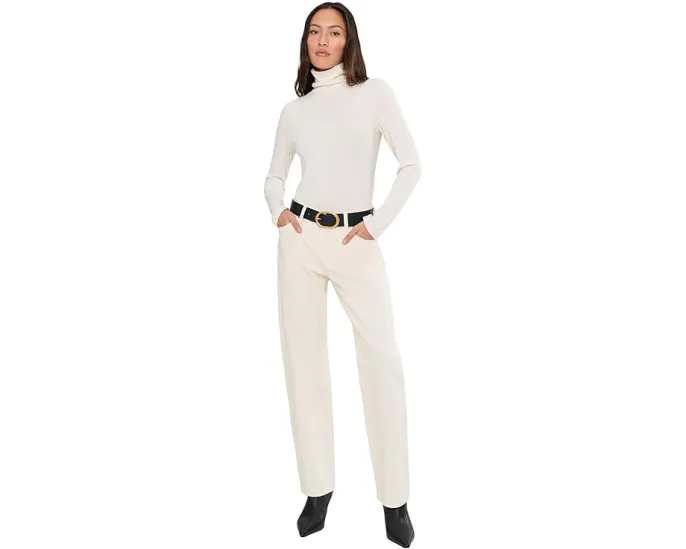 Водолазка Madewell Coverstitch с драпировкой из вискозного рубчика