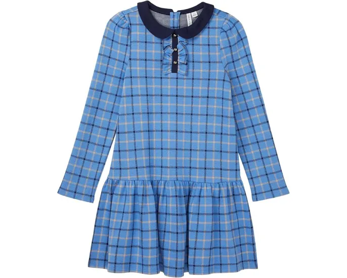 Платье для девочек с жакардовой клеткой и плиссированной юбкой Janie and Jack