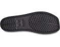 Сандалии-слипоны Crocs Miami с квадратным носком и ребристым ремешком