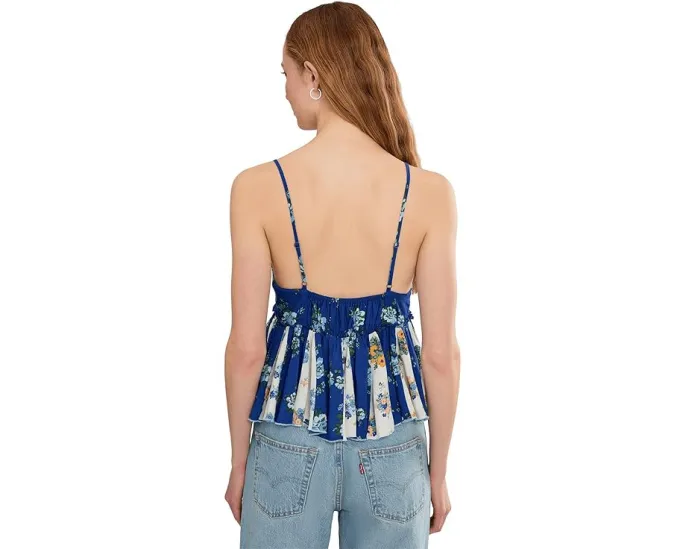 Топ Tillie Free People с регулируемыми бретелями и сборкой на спине