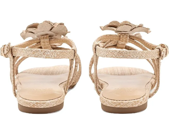 Туфли Janie and Jack Flower Flat для детей с аппликацией цветов и регулируемыми ремешками