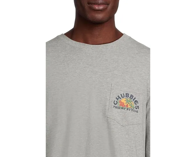 Длинная футболка Chubbies The Seal Of Approval с принтом и нагрудным карманом