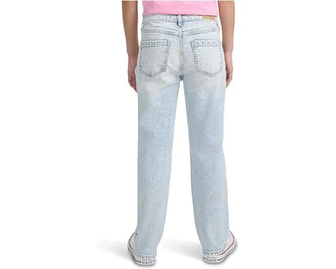 Джинсы abercrombie kids High Rise 90s Straight с завышенной талией и прямым кроем