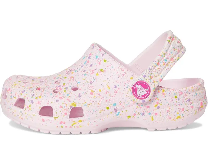 Детские классические кроксы Crocs с узорами и графикой