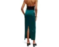 Юбка-колонна Free People Rosetto Column Skirt с высокой посадкой и разрезом