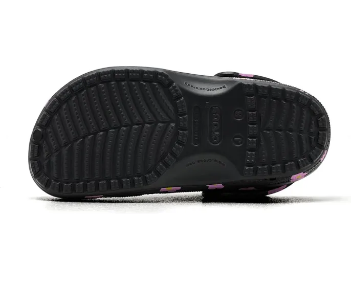 Классические кроксы Crocs Kids с узорами и графикой для детей
