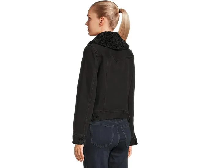 Джинсовая куртка Liverpool Los Angeles с воротником из шерпи