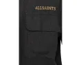 AllSaints Dunloe рубашка с коротким рукавом Jet Black