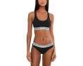 Contrast Band Stretch Cotton Bralette