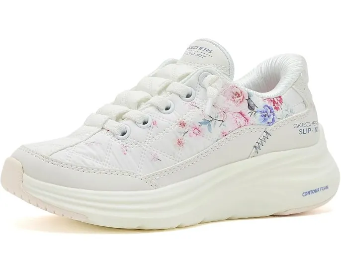 Детские туфли SKECHERS KIDS Hands Free Slip-Ins с цветочным дизайном