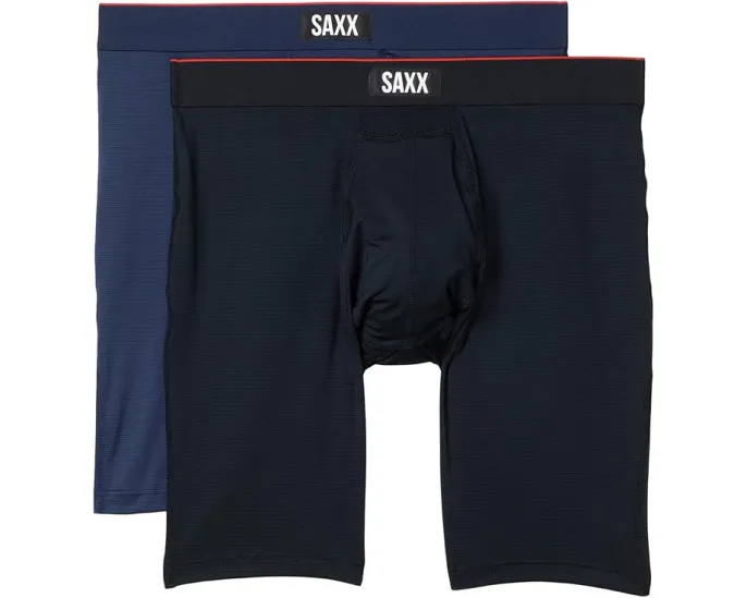 2 пары удлиненных боксеров SAXX UNDERWEAR Multi-Sport Mesh для активного отдыха