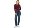 Джинсы Remi с высокой посадкой и прямым кроем Hudson Jeans в цвете Terrain