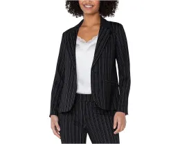 Приталенный жакет Liverpool Los Angeles в полоску с жаккардом