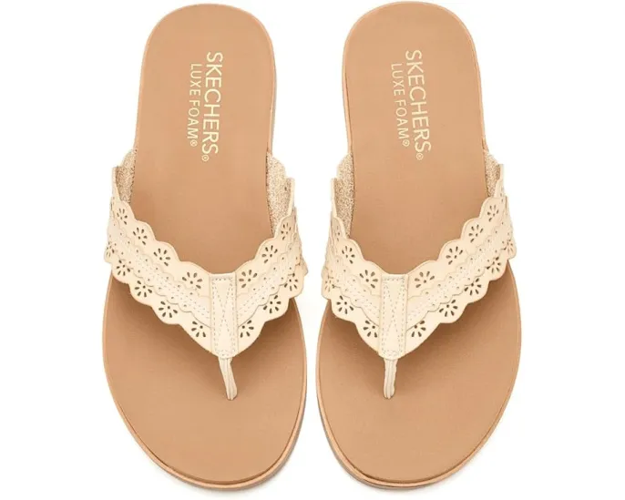Веганские сандалии SKECHERS Summer Cove Catching Sun Too с цветочным узором