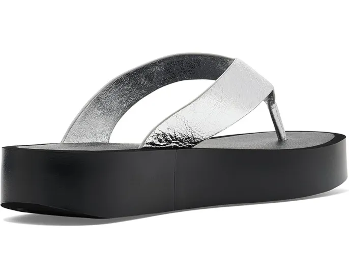 Кожаные шлепанцы Leather Platform Flip Flop от Tory Burch на платформе