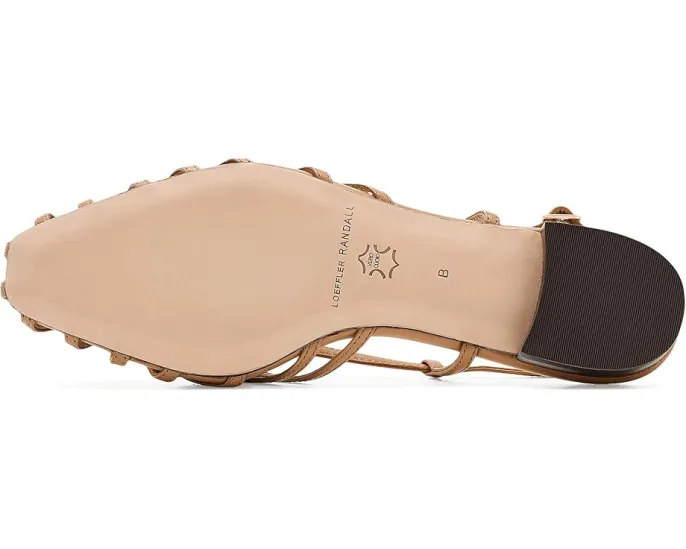 Loeffler Randall босоножки Devon с решетчатым верхом и регулируемой пяткой