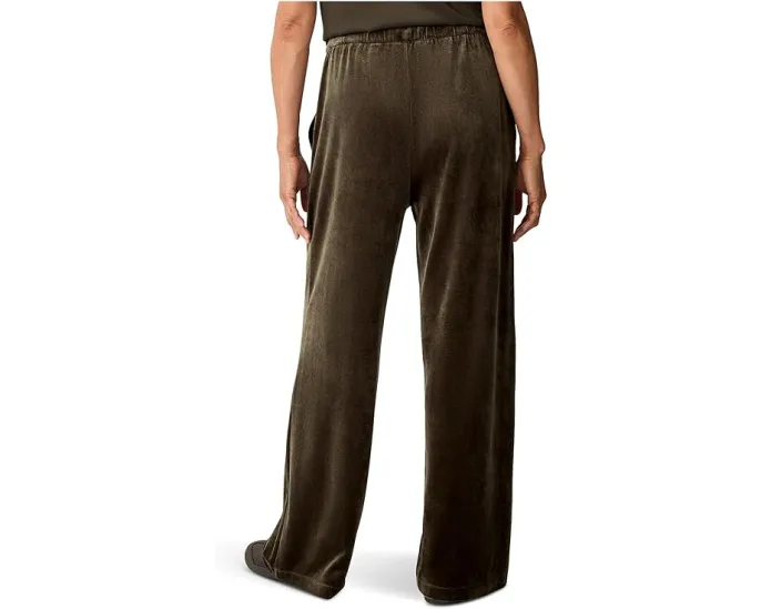 Широкие брюки Eileen Fisher Cozy Velour Knit из велюрового трикотажа