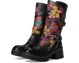 Высокие сапоги Coolvibes с вышивкой и каблуком 6 см