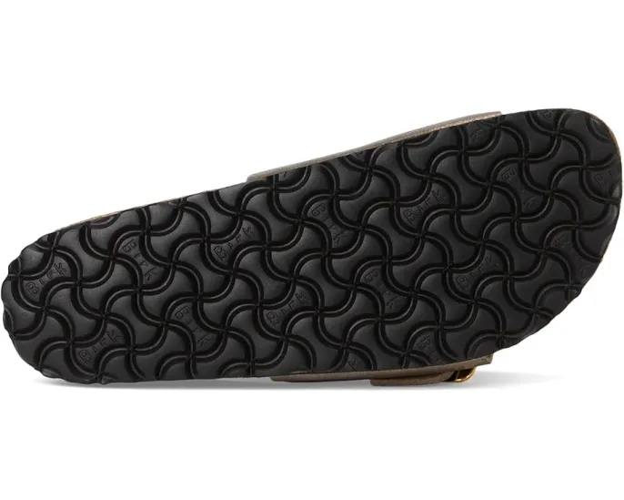 Сандалии Birkenstock Catalina Luxe Buckle с блестящим верхом Birko-Flor и пробковой стелькой