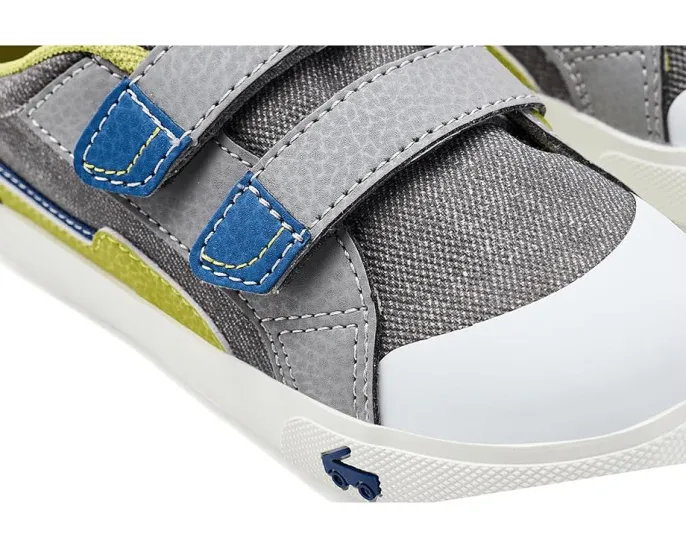 Детские кроссовки See Kai Run Riley с натуральной резиновой подошвой и застежками на липучке