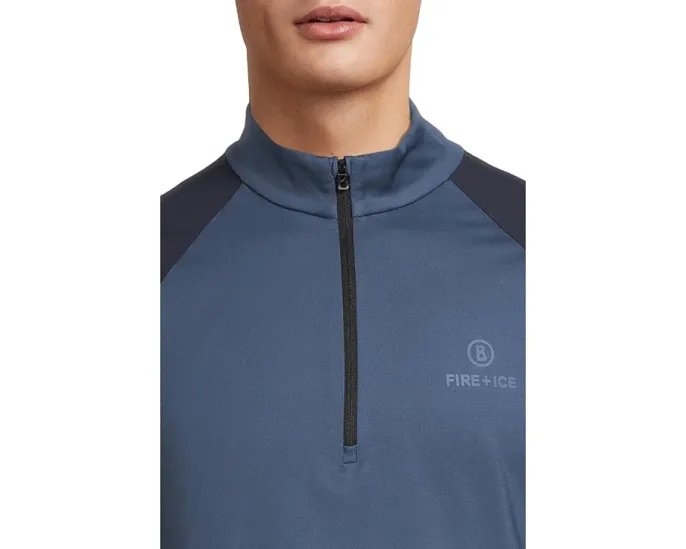 Футболка Bogner Fire + Ice Berkan из быстросохнущей ткани с молнией