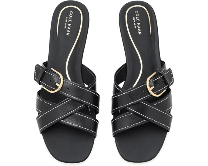 Сандалии Cole Haan Velma Buckle Slide с квадратным носком