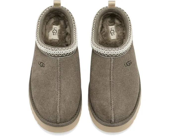 Детские тапочки UGG Tazz с подошвой из сахарного тростника и овечьей шерстью