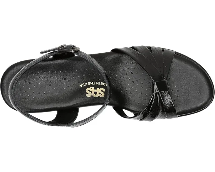 Босоножки SAS Strippy Wedge на танкетке с регулируемой пряжкой