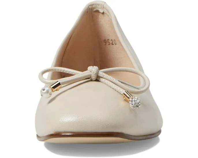 Туфли French Sole Marlena с квадратным носком и бантом из жемчуга