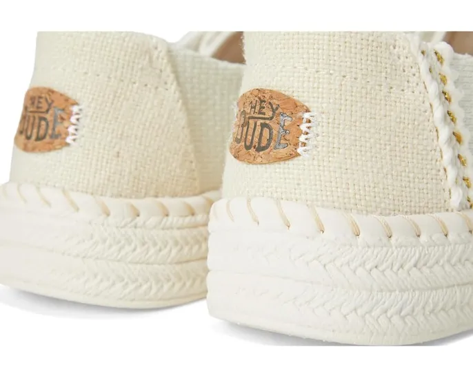 Эспадрильи Hey Dude Wendy Espadrille Woven с плетеным верхом и пробковой стелькой