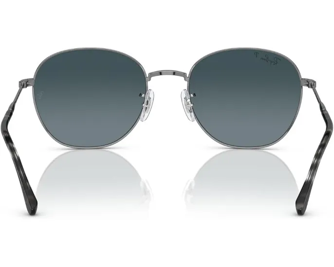 Солнцезащитные очки Ray-Ban 0RB3809 с металлической овальной оправой