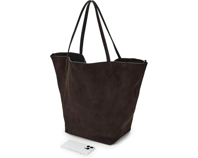 Madewell Сумка-шопер Oversized Shopper Tote из замши большого размера