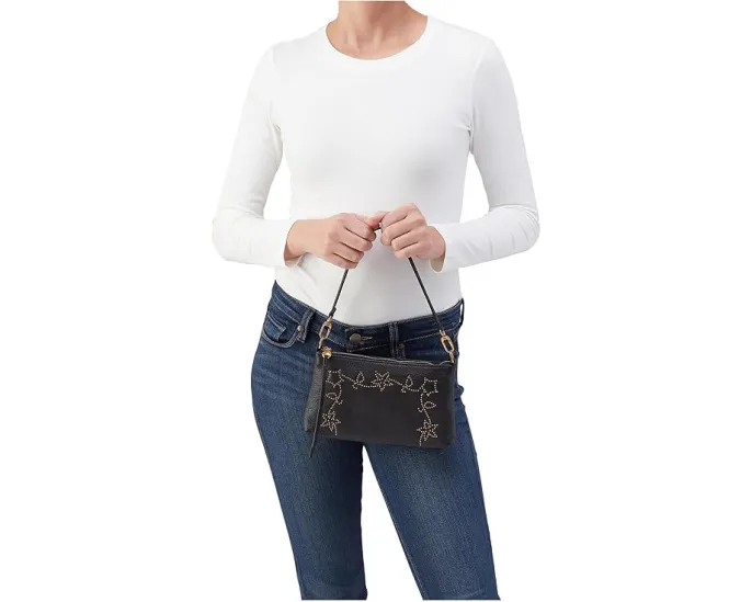 Сумка кроссбоди HOBO Darcy из кожи с цепным ремнем и множеством карманов