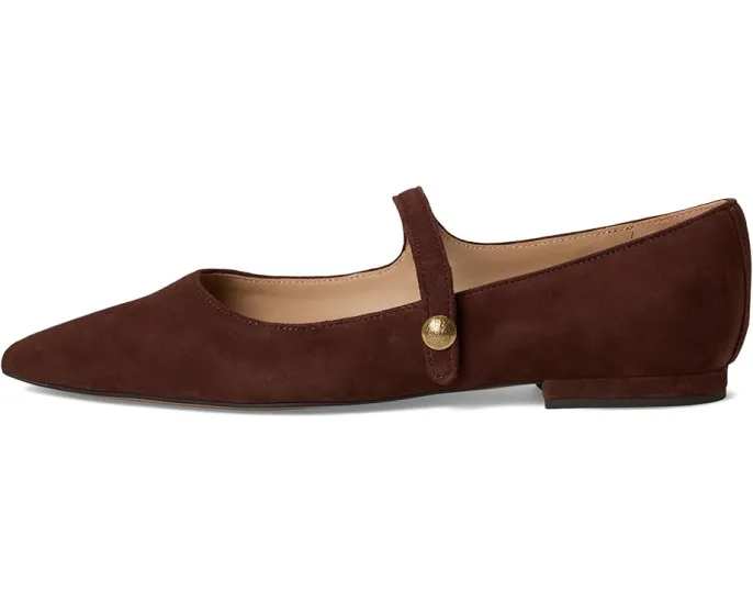 Туфли-оксфорды Londyn из замши Mary Jane от Lauren Ralph Lauren