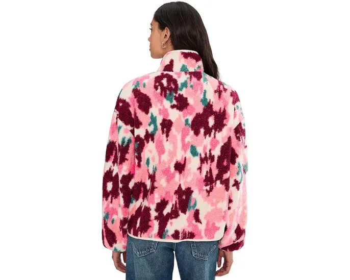 Куртка UGG Marlene Splatter с эффектом брызг краски и уютным флисом