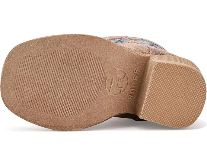 Сапоги Willow Aztec для малышей с принтом и квадратным носком от Roper Kids