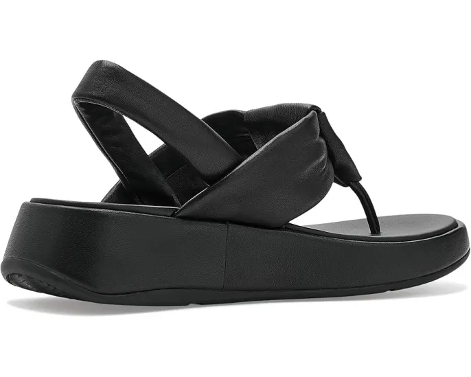 Сандалии FitFlop F Mode Knot с узлом из мягкой кожи и задним ремешком