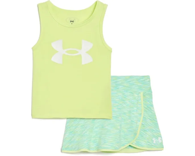 Спортивный сет Tank Wrap Skort Set Under Armour для девочек