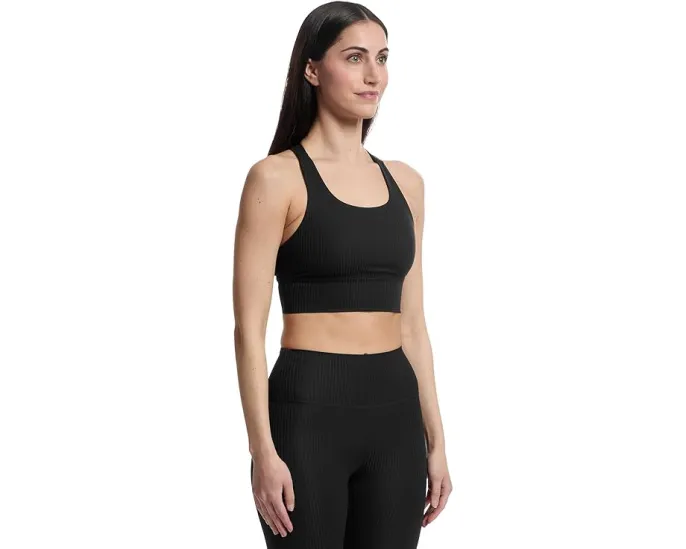 Бюстгальтер Luxara Rib Racerback с ребристой структурой и влагоотводящей тканью Prana